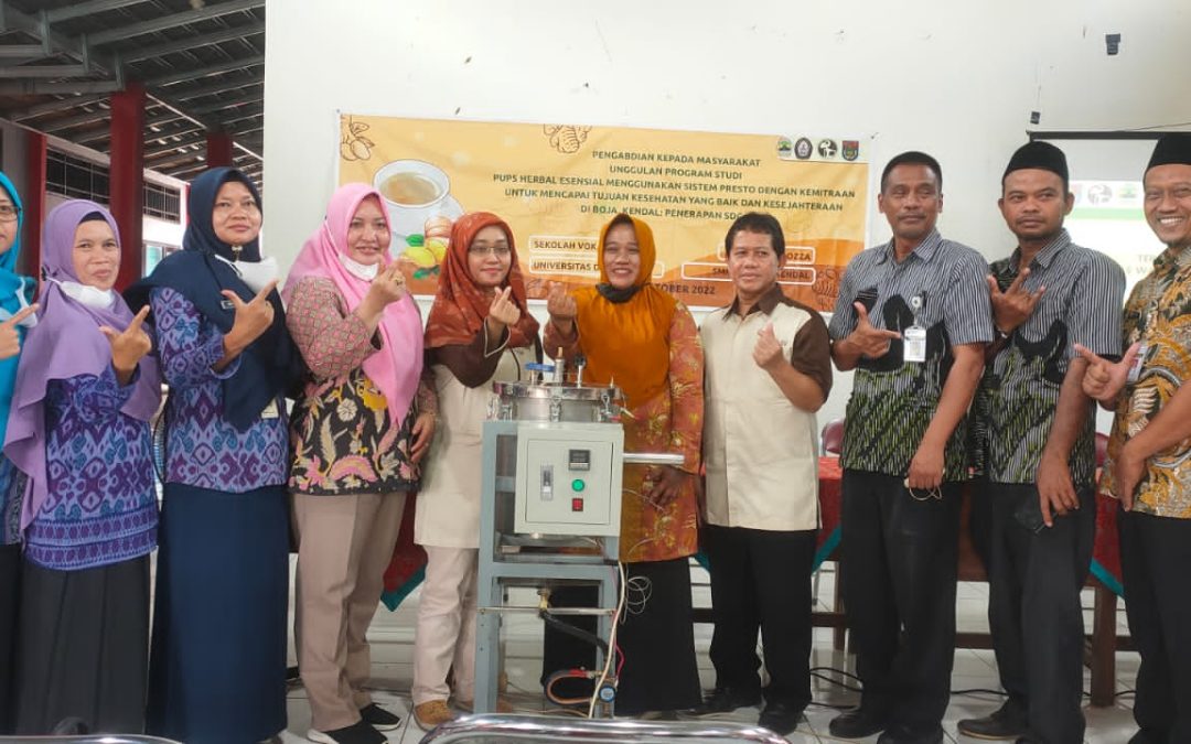 Lewat Pengabdian Masyarakat, Prodi TRKI Sekolah Vokasi UNDIP Bantu Persoalan UKM Herbal di Kabupaten Kendal Sebagai Wujud Implementasi SDGs