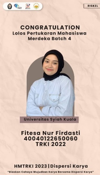 Lolos Program Pertukaran Mahasiswa Merdeka (PMM Batch 4), Mahasiswa TRKI Siap Mengeksplor dan Belajar Kebudayaan Nusantara!