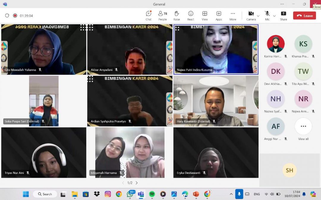 Himpunan D4 Teknologi Rekayasa Kimia Industri Gelar Bimbingan Karir Daring Bersama Pertamina IN2ME, Berikan Bekalan bagi Mahasiswa dan Alumni Menuju Dunia Kerja