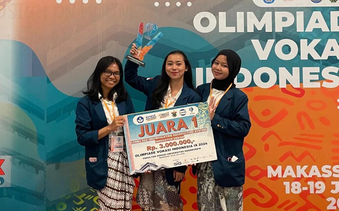 Tim TRKI SV UNDIP Juara 1 Nasional Kompetisi OLIVIA (Olimpiade Vokasi Indonesia) IX 2024