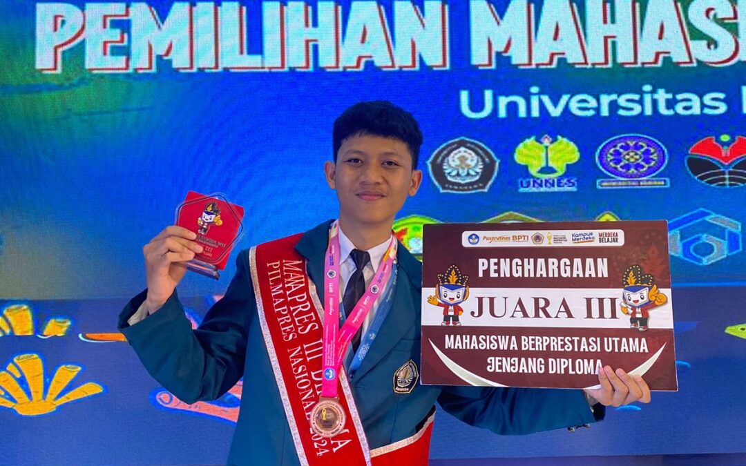 Rofik Wahyu Hidayat, Mahasiswa TRKI Sekolah Vokasi Undip Juara Pilmapres Tingkat Nasional