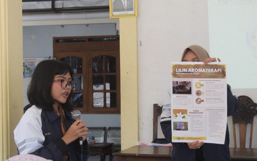 Mahasiswa KKN TIM II UNDIP Berikan Solusi Lingkungan dan Perekonomian : Pemerdayaan Masyarakat dalam Pemanfaatan Limbah Minyak Jelantah menjadi Produk Lilin Aromaterapi