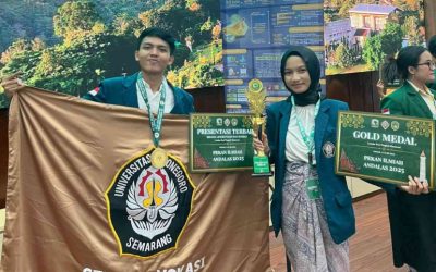 Inovasi Kemasan Ramah Lingkungan Berbasis Mikroalga Antarkan Mahasiswa UNDIP Raih Emas dan Best Presentation di Ajang Nasional 2025